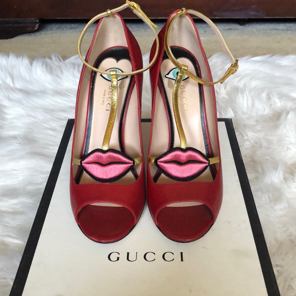GUCCI red heels